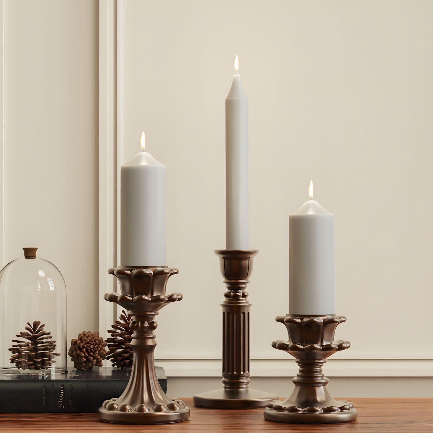 Deyi Life DIY European Candle Base Silicone Mold Aroma Candle Holder Resin Mold Home Diffuser Ornament