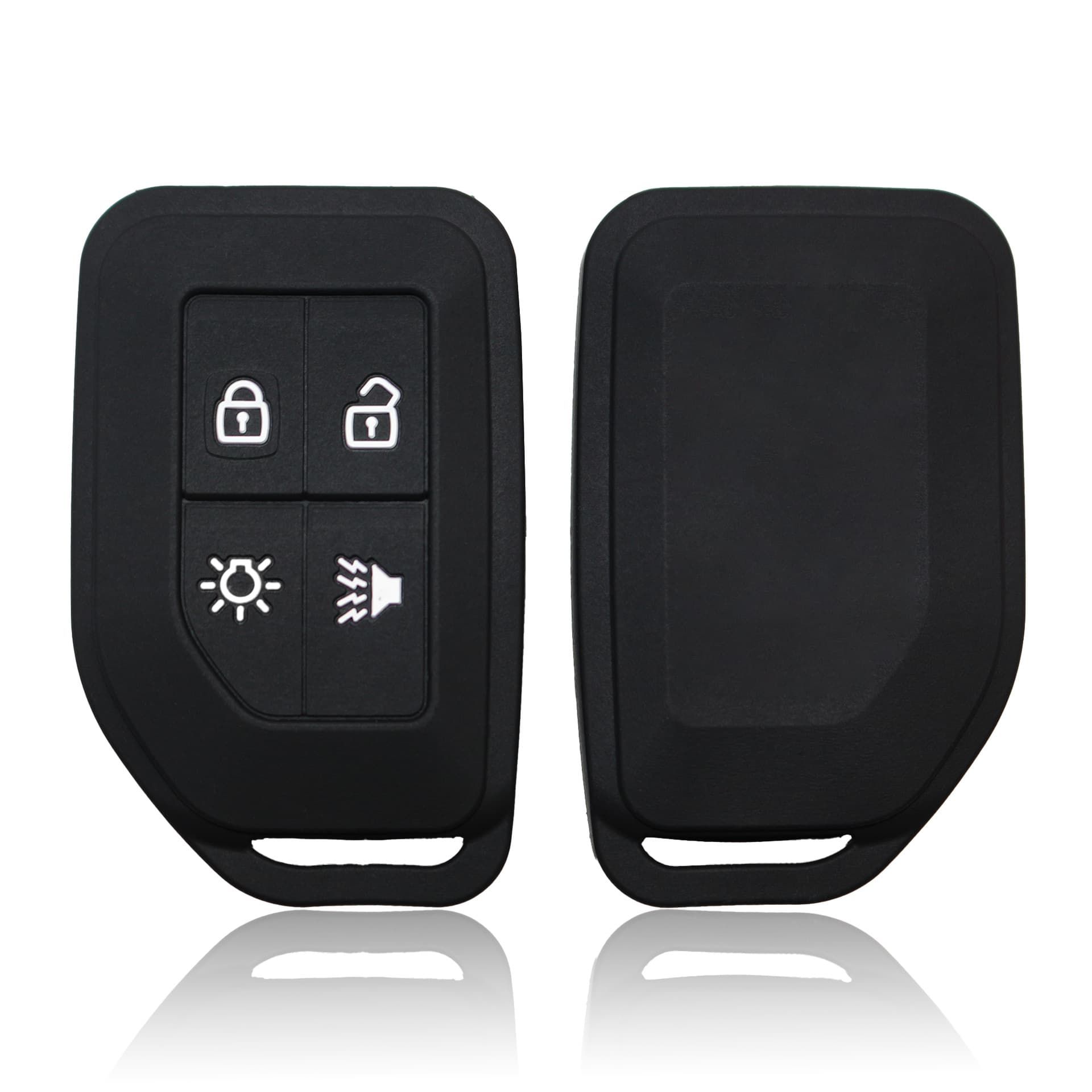 Car Key Case Suitable for Volvo 2-Key 4-Key Remote Control Sheath Soft-Touch Key Case Without Car
