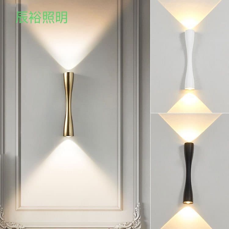 LED outdoor wall light, waterproof, for entrance, balcony, corridor, garden, and terrace decoration