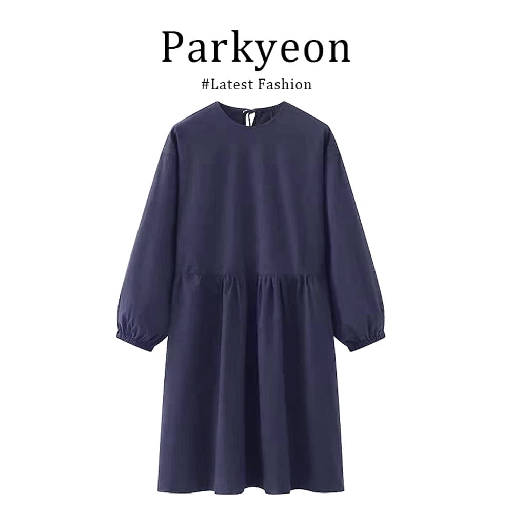 French-Style Plus-Size Loose and Relaxed Slimming Dress for Women, Summer Minimalist Style Dress