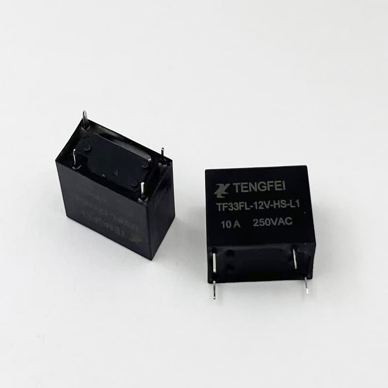 Magnetic Latching Single Coil Electromagnetic Relay 24V 12V 4-Pin 10A Normally Open TF33FL-L1 Universal 0.2W Industrial