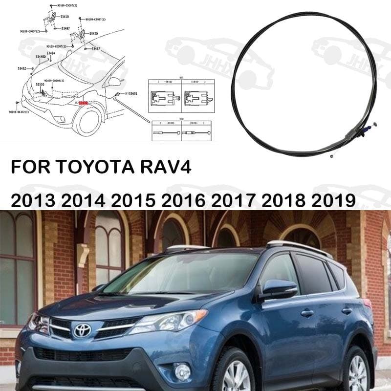 RAV4 13 14 15 16 17 18 19 Engine Release Cable Hood Lock Control Cable