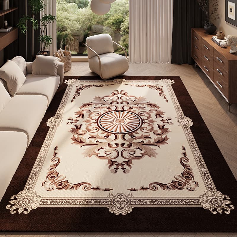 European Living Room Carpet, New High-End Nordic Style Coffee Table Blanket, Sofa Bedroom Floor Mat, Large Area Full Carpet