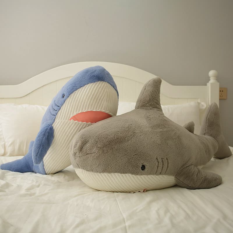 Shark Sleeping Pillow Plush Toy Cushion Sofa Holding Doll Rag Doll Gift Female Sleeping Side Sleeping Neck Protector