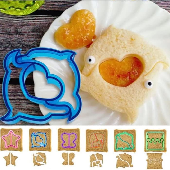 Cute DIY bread cutter cartoon pattern sandwich mold, toast cutter, bento mold, rice ball mold
