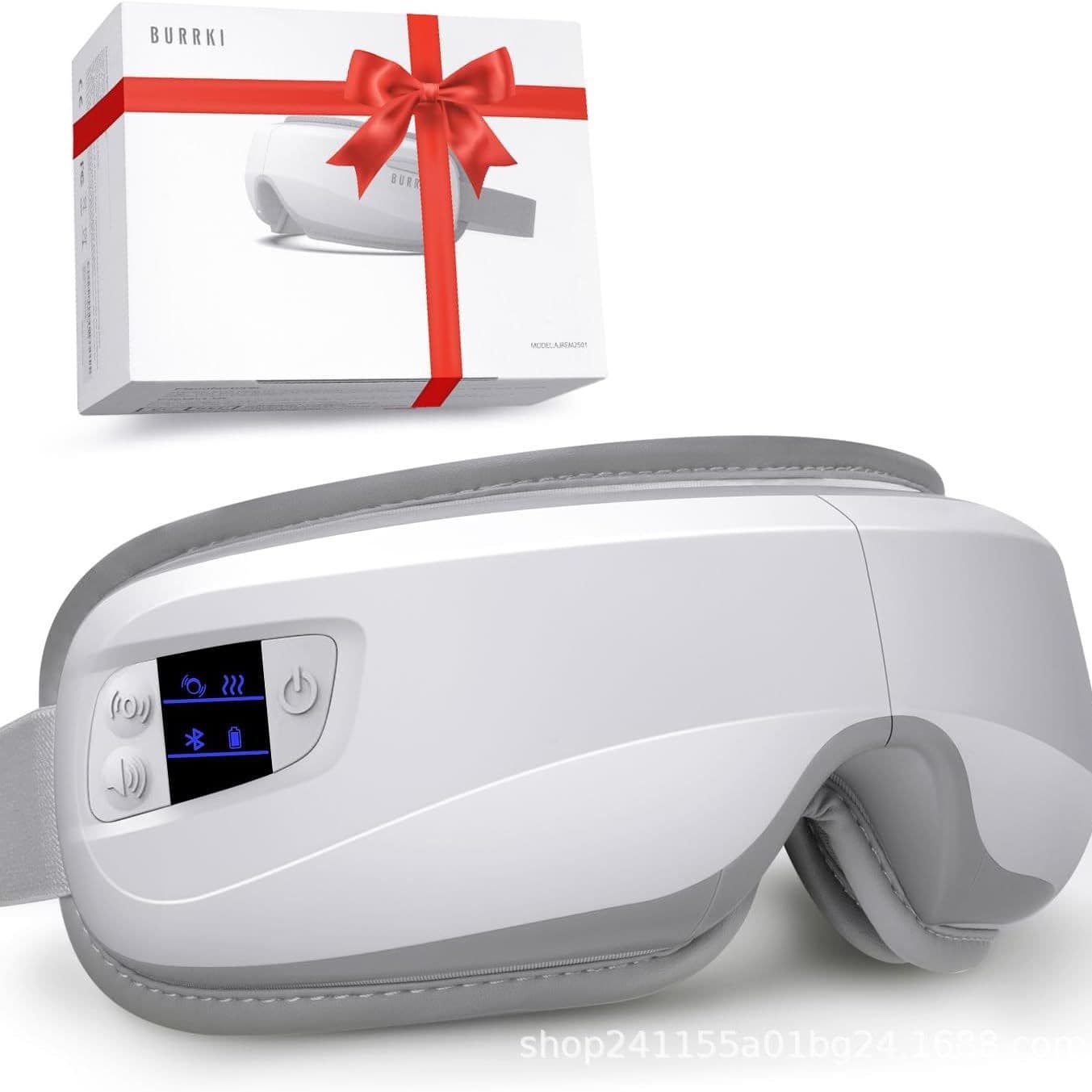 Eye Massager with Air Pressure, Heat, Bluetooth 4D Eye Care Massager Vision Care Eye Massage Device