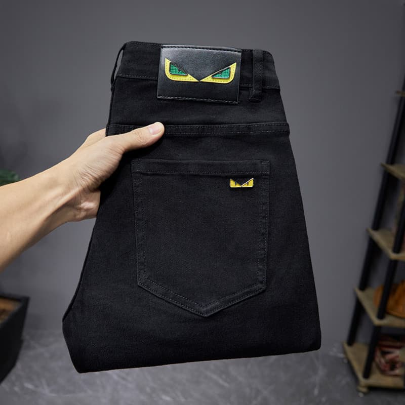 Black Jeans for Men Cast Metal
