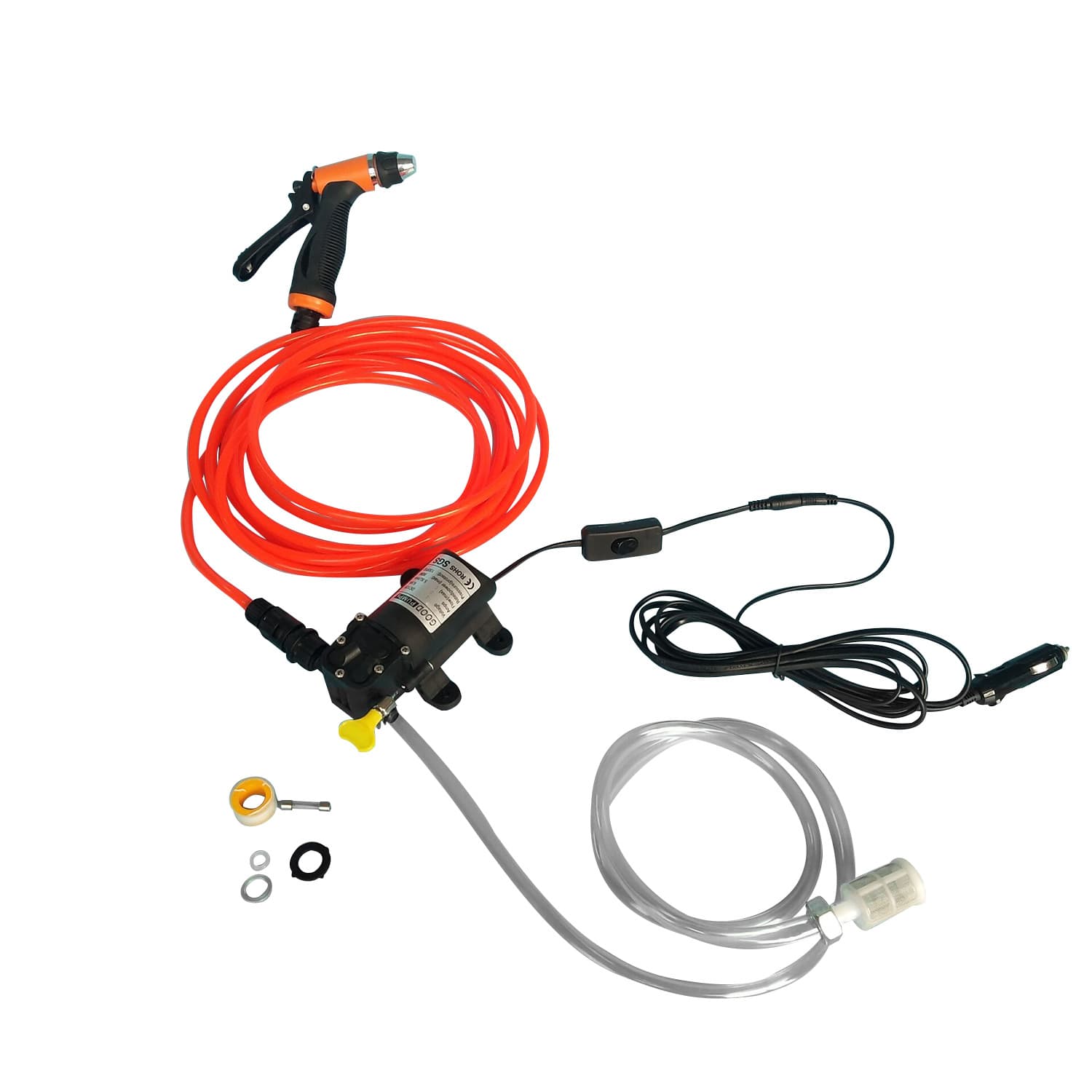 12V80W car wash machine self-service car washing machine power switch water gun model