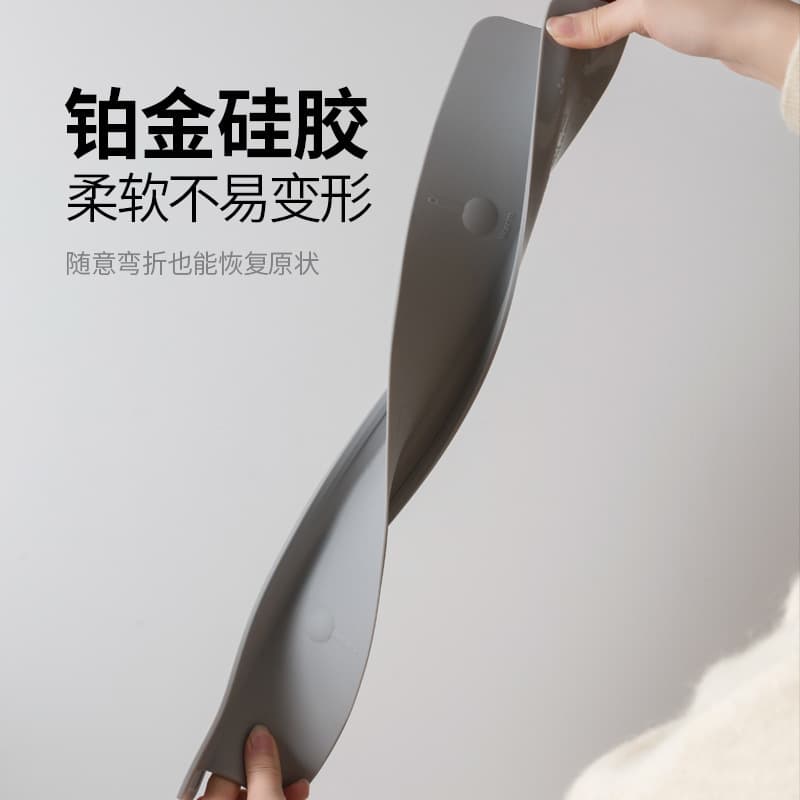 Upgraded Sink Splash Guard for Kitchen Sinks, Dishwashing Basins, and Washbasins with Silicone Water Barrier Strips