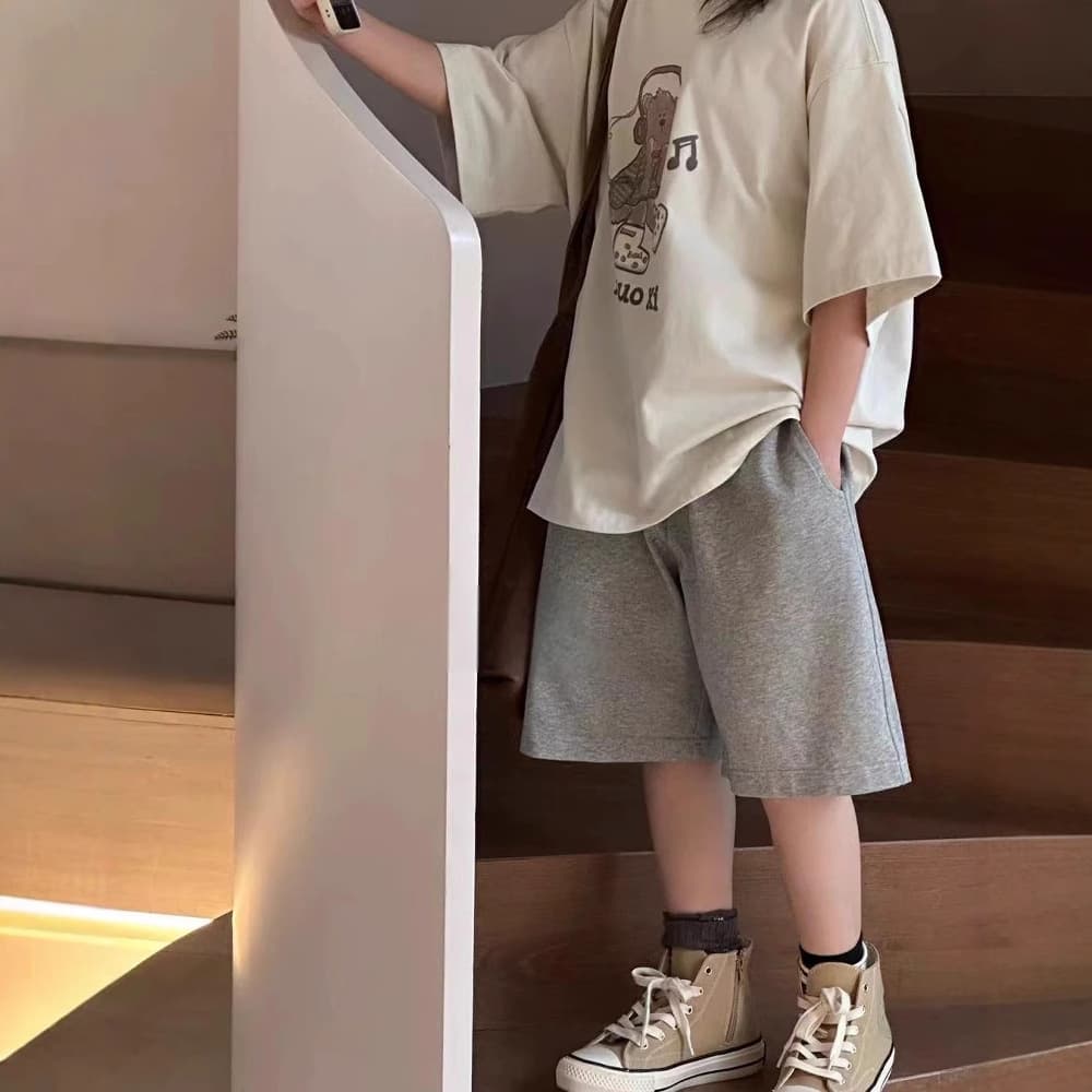 Boys' Shorts Summer Thin 2026 New Style Korean Loose Sports Sweatpants Cool Five-Point Shorts for Little Boys