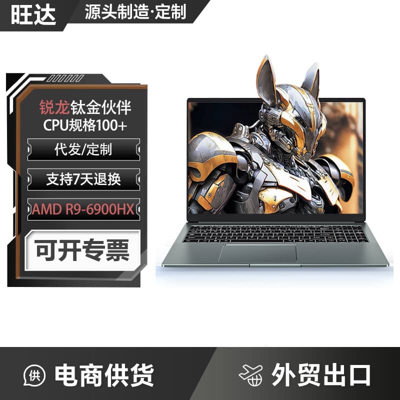 [Ryzen R9-6900HX-60Hz] Customized drop shipping of ready-made e-sports gaming notebook business computers