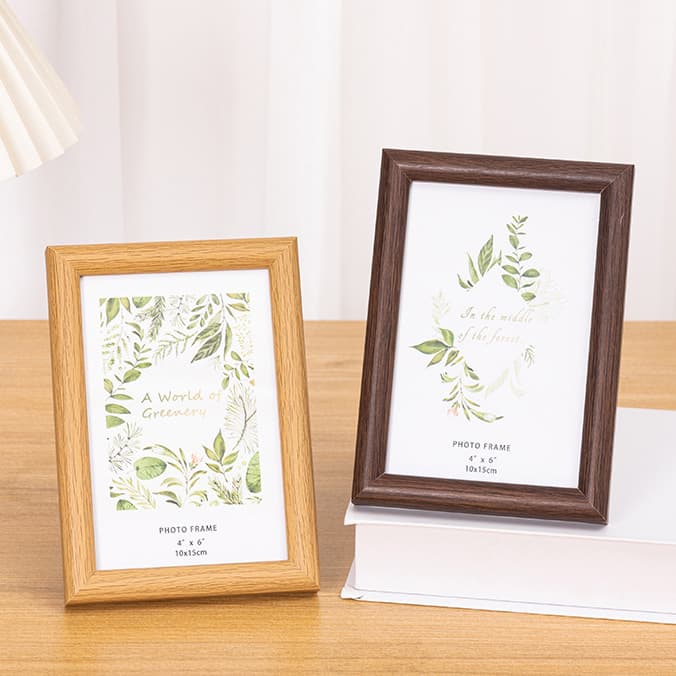Wooden hollow photo frames, Nordic creative wall-mounted frames, wholesale in 5, 6, 7, 8, 10-inch, and A4 sizes for handmade crafts.
