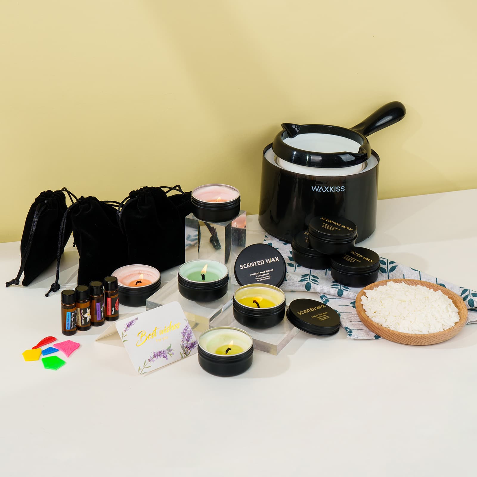 DIY Aromatherapy Candle Making Kit Handmade Scented Candle Tools Materials Gift Event Icebreaker Props European Standard Export
