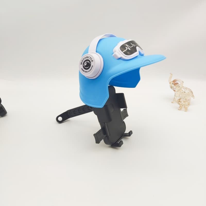 New Motorcycle Phone Mount Hot Selling Small Helmet Delivery E-Bike Electric Scooter Navigation Waterproof Sunshade Phone Holder