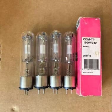 Philips Ceramic Metal Halide Lamp, Model CDM-TP 150W/830 PGX12 942