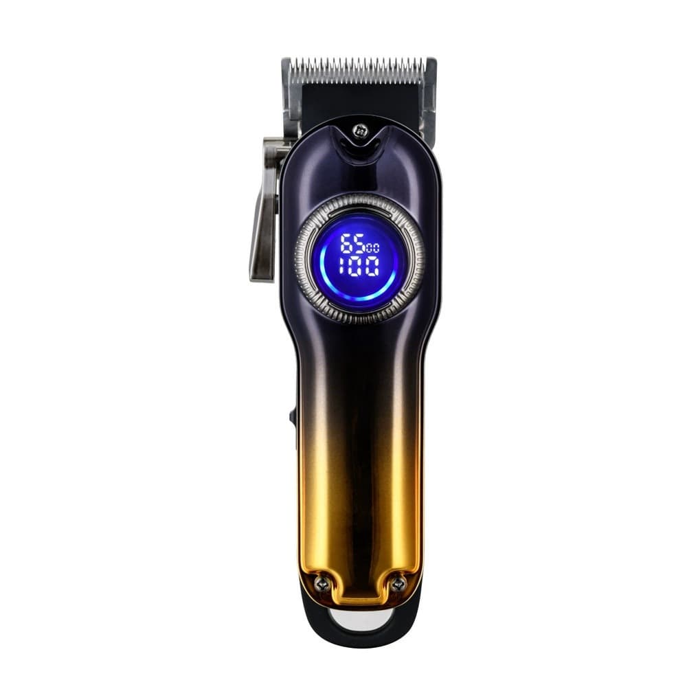 Cross-border Professional Electric Hair Clipper High-Power Fade Hair Trimmer Long Battery Life LCD Screen Barber Clipper