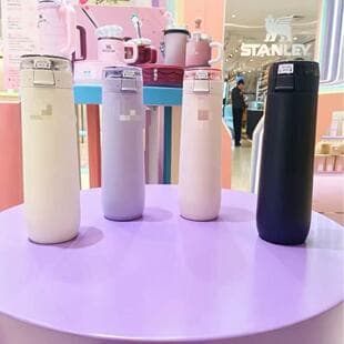 New Portable Stanley Coffee Cup Insulated Hot Cold Cup Large Capacity Stainless Steel Portable Loop Simple Water Cup