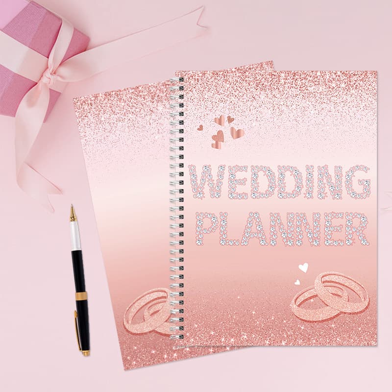 Amazon New Arrival WEDDING PLANNER Wedding Planning Notebook Wedding Plan Organizer In Stock