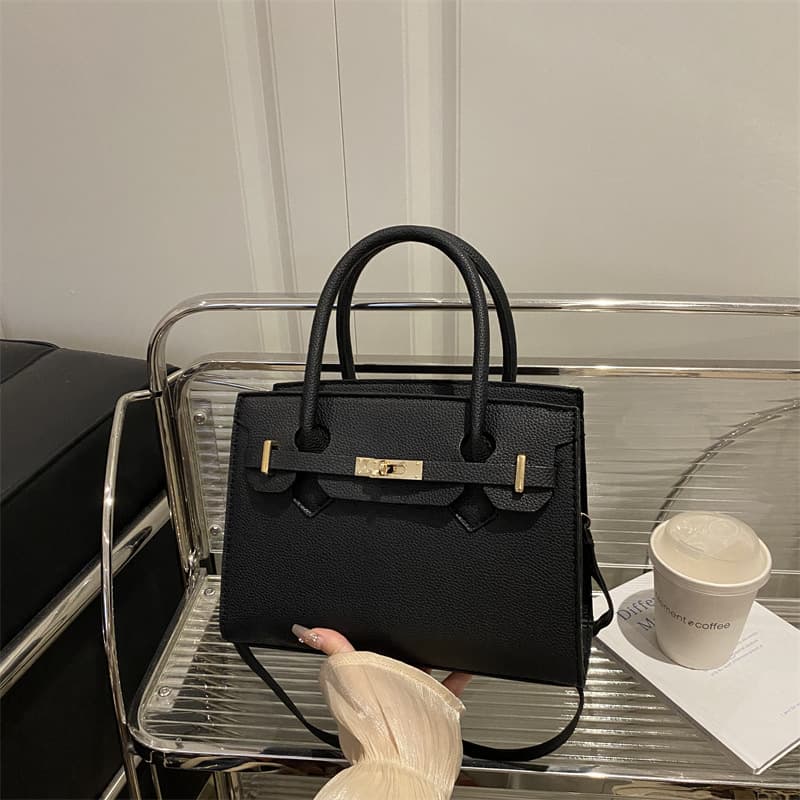 Cross-border large-capacity Kelly bag for women 2025 new trendy versatile platinum bag casual commuting shoulder crossbody bag