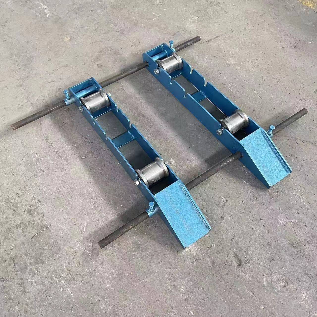 Small ground cow pay-off rack plate rack steel wheel cable optical cable pay-off artifact portable horizontal ground cow pay-off rack
