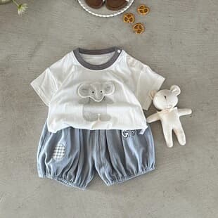 Boys Summer Set 2026 New Baby Cartoon T-Shirt Shorts Infant Clothes Two-Piece