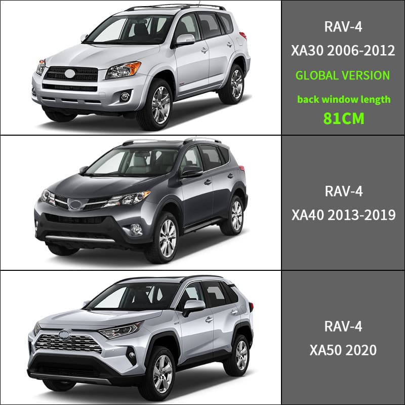 Compatible with Toyota RAV4 Rear View Mirror Rain Shield