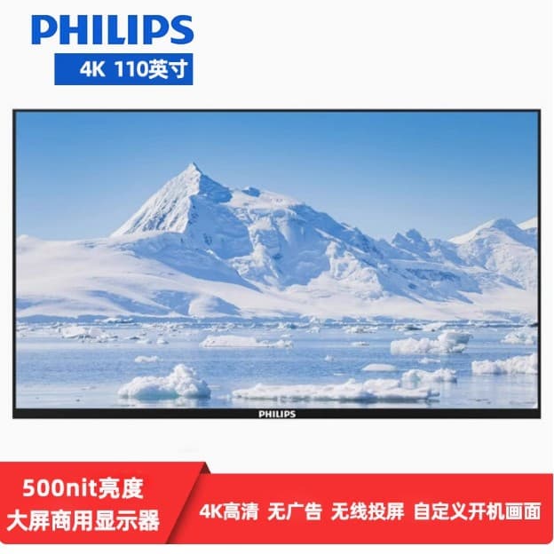 Philips 110-inch Commercial Display HD Commercial TV, Model 110BDL2450QJ