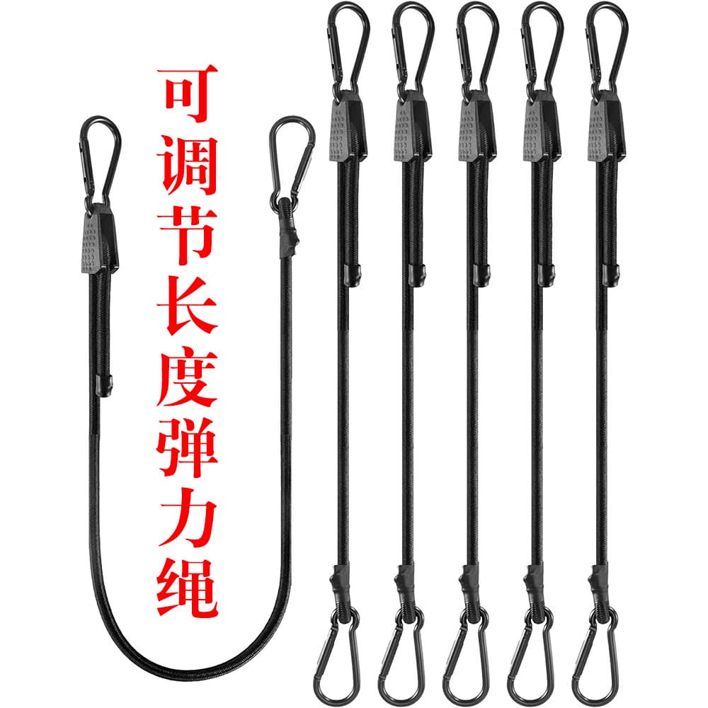 Outdoor Adjustable High Elasticity Motorcycle Tying Belt Bicycle Luggage Binding Belt Truck Rubber Rope Bike Chain Strap