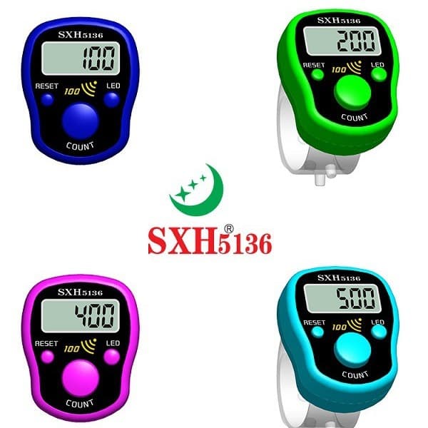Led Light Full Hundred Sound Counting Ring Type Night Light Finger Counter Recorder