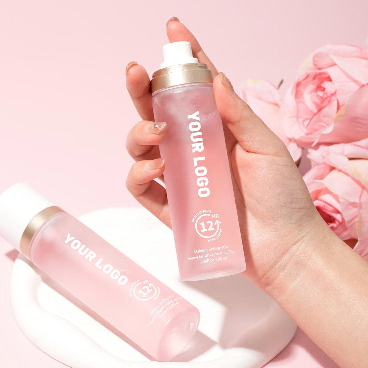 Setting Spray No Logo Cross-border Cosmetics In Stock Hydrating Makeup Setting Spray Fine Dewy Finish