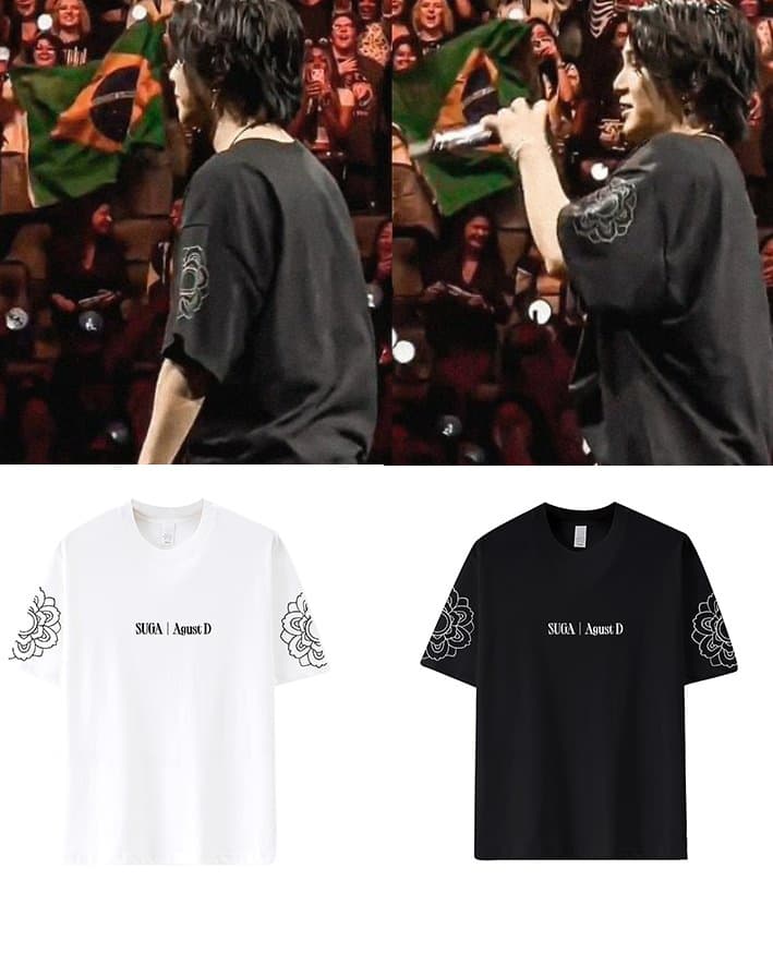 AGUST D TOUR MERCH t-shirt Suga concert merchandise short sleeve T-shirt