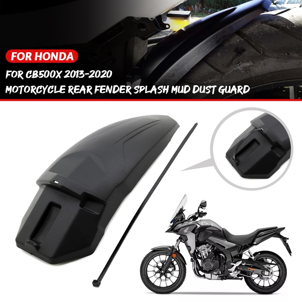 Suitable for CBR500R CB500X/F 13-20 Modified Rear Fender, Middle Fender, Shock-Absorbing Fender