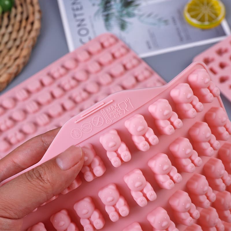Fresh Floral Wax Bottle Candy Silicone Mold, Handmade Fruit Juice QQ Candy Chocolate Mold, High Temperature Resistant, Non-Stick