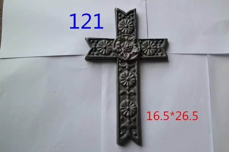 Supply of craft accessories, gifts, cast crosses, iron works, wholesale European style, simple and exquisite iron works, fine iron works
