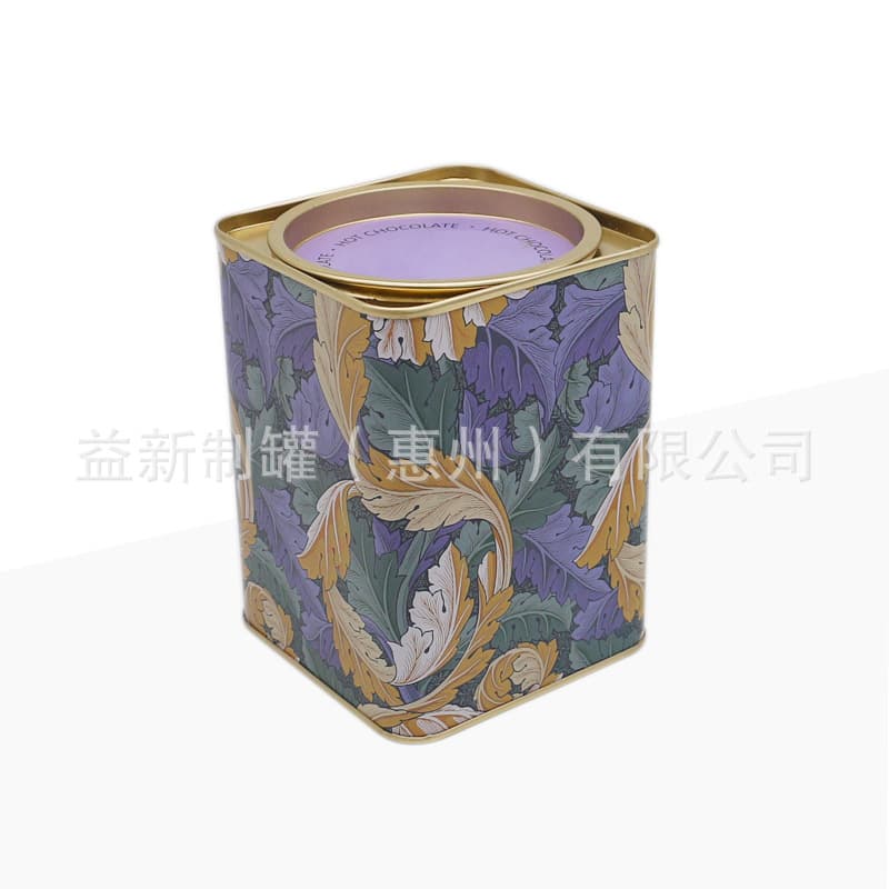 Custom Tin Tea Canister for Jasmine Green Tea, Jin Jun Mei, Lapsang Souchong, Da Hong Pao