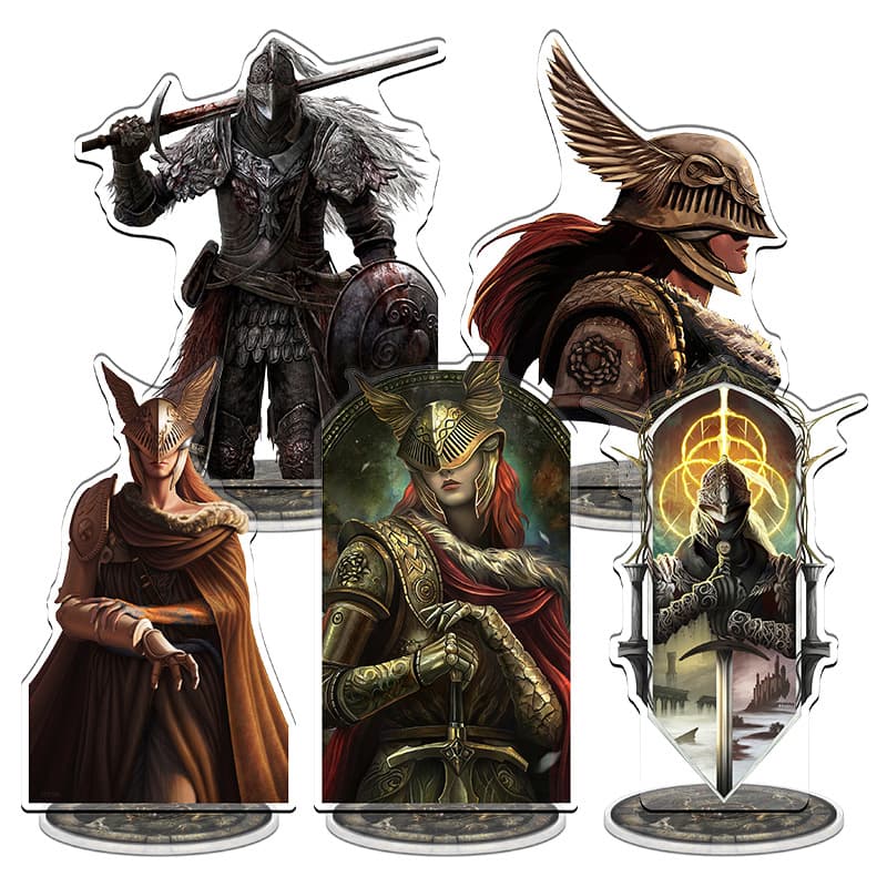 Acrylic Standee Anime Game Elden Ring White Wolf Melina Fan Art Collectible Figure Business Promotional Gift Office Culture