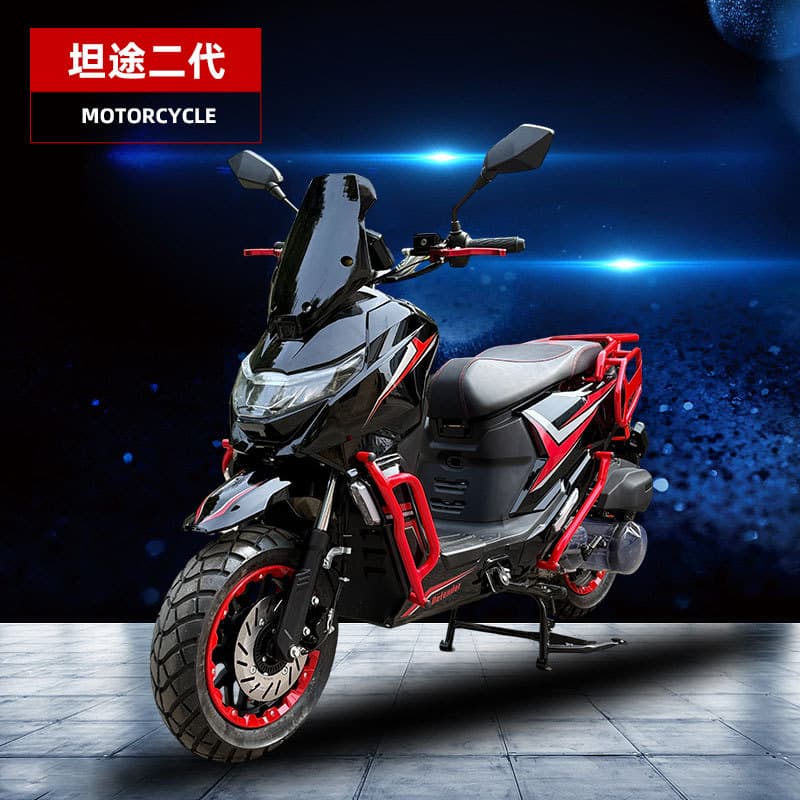 2026 New Tantu II Gasoline Motorcycle for Export High-Power Motorcycle for Delivery Riders