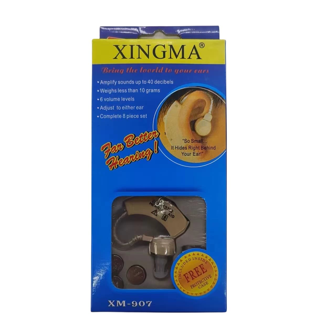 Elderly Hearing Aid Sound Amplifier Headphone Amplifier Hearing Aid Cross-border English Version XM-907
