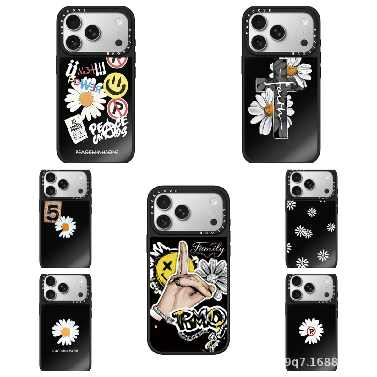 C-House Collaboration GD Daisuki Smiley Face Apple 16 Pro Max Phone Case Compatible with 17PM/13