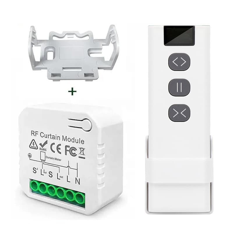 Smart Home Voice Control Curtain Switch Timer Motor Controller Cylinder Shaped Home Decorative Wall Light Switch Interruptor
