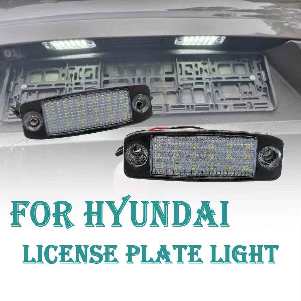 For Hyundai Sonata Kia Sorento 10-20 Car LED White License Plate Light