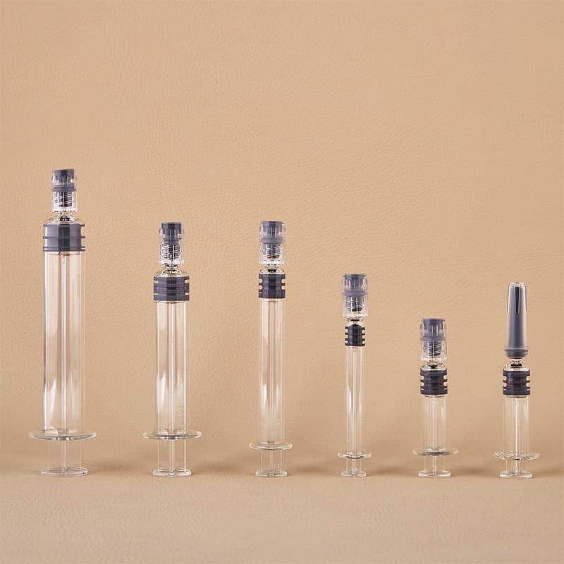 In stock 1ml 2ml 3ml5ml essence eye cream smear-shaped glass water light needle tube pre-filled packaging material wholesale