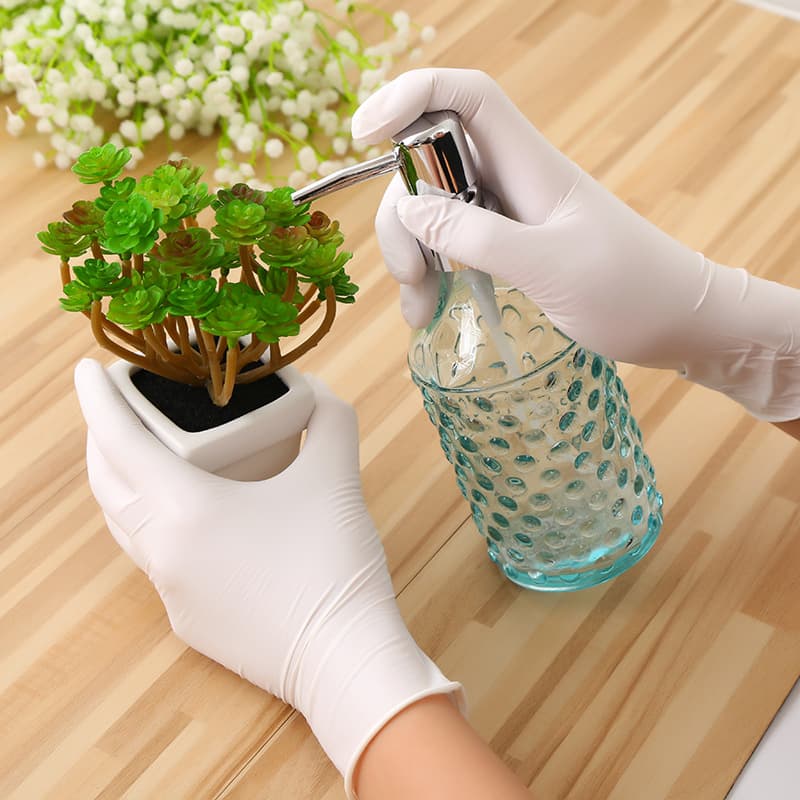 Disposable Nitrile Food-Grade PVC Transparent Durable Latex Rubber Nitrile Gloves for Home and Factory Wholesale