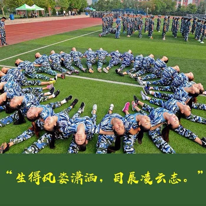 Summer Military Training Camouflage Uniform Short Sleeve Set for College Students, Lightweight Summer Full Set