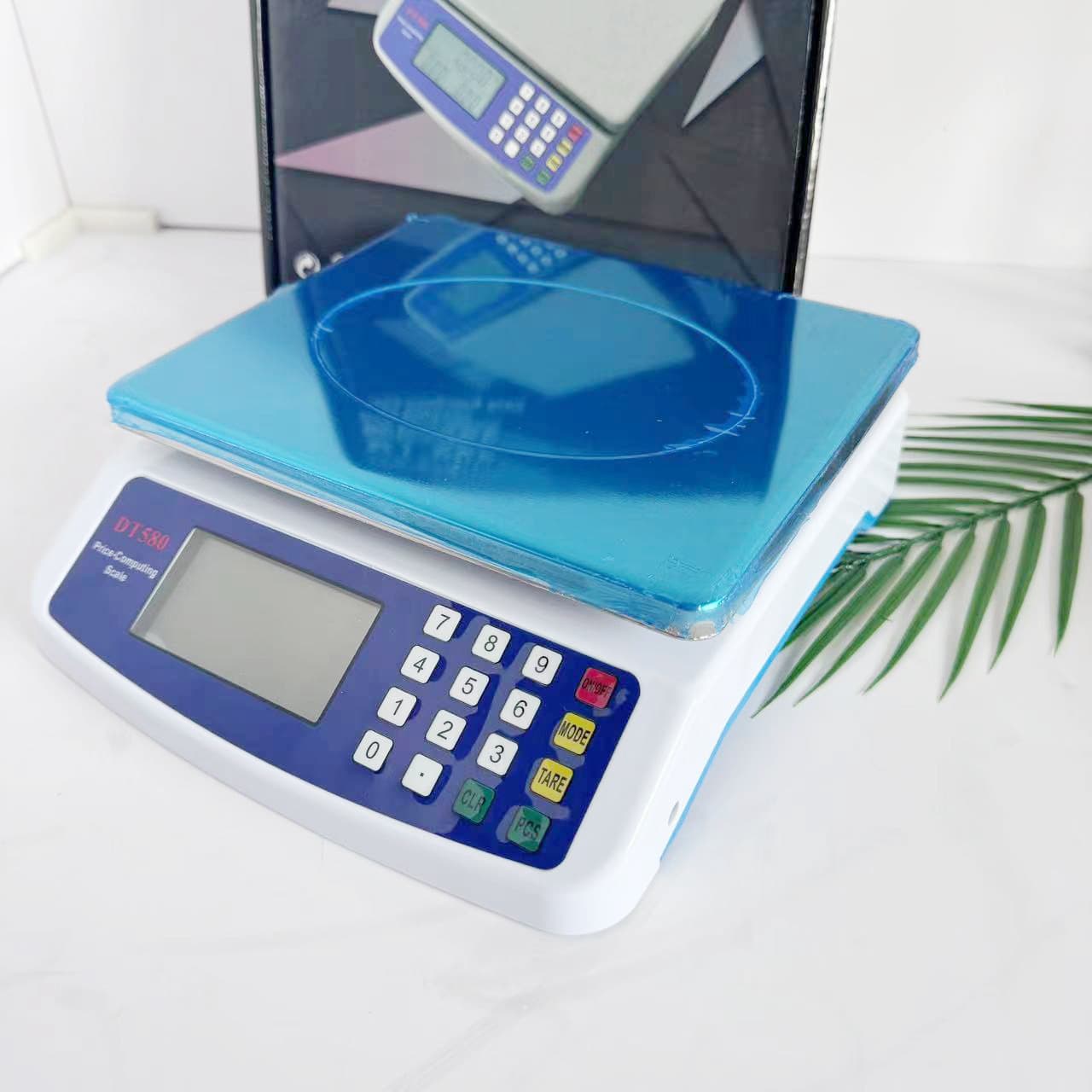 DT580 Kitchen Scale Stainless Steel Pan Pricing Scale Electronic Small Table Scale