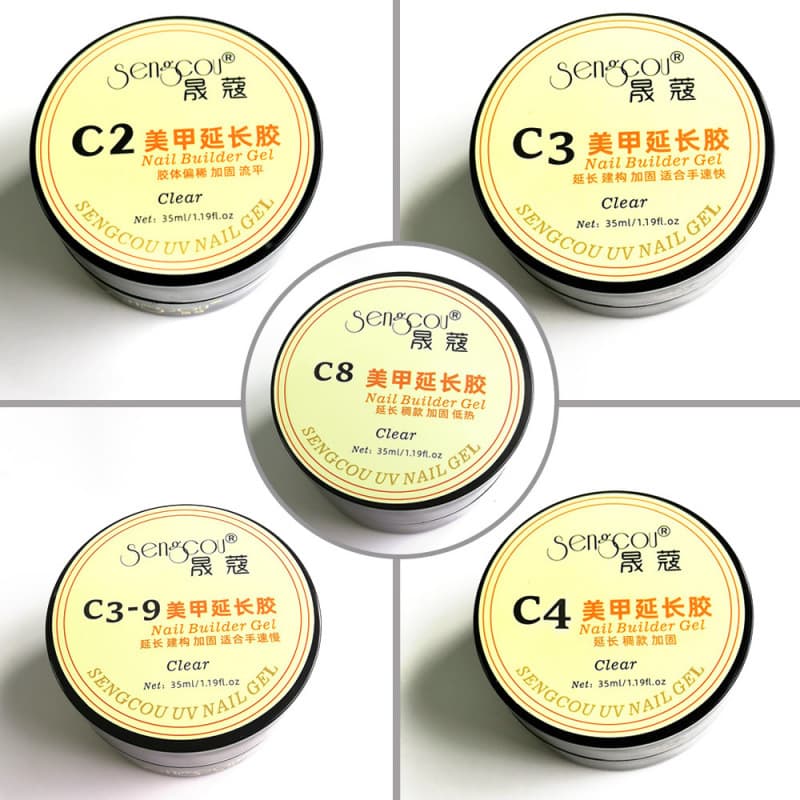 Nail Salon Special Function Gel Paper Holder Phototherapy Extension Reinforcement Shaping Transparent Leveling Building Gel New Packaging