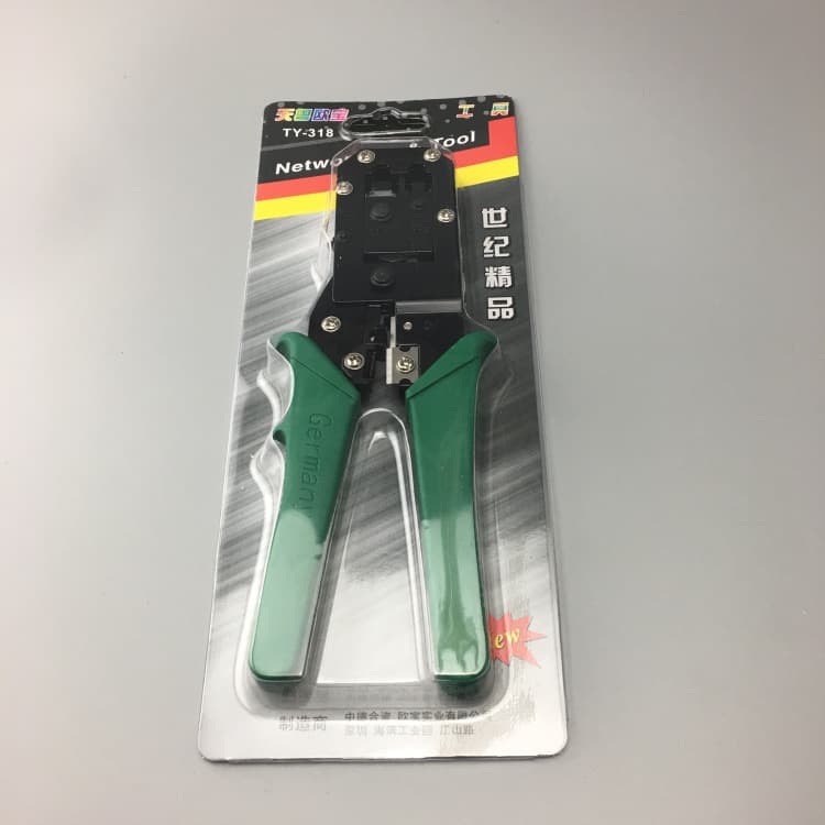 TY-318 Tianyue Oubao Dual-Use Network Pliers Oubao Two-in-One RJ45 Plug Network Pliers Network Cable Crimping Pliers