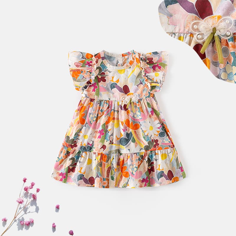 Girls Summer Dress, Fashionable Baby Summer Thin Clothes, Baby Skirt, Cute Princess Dress, Summer Outing Clothes