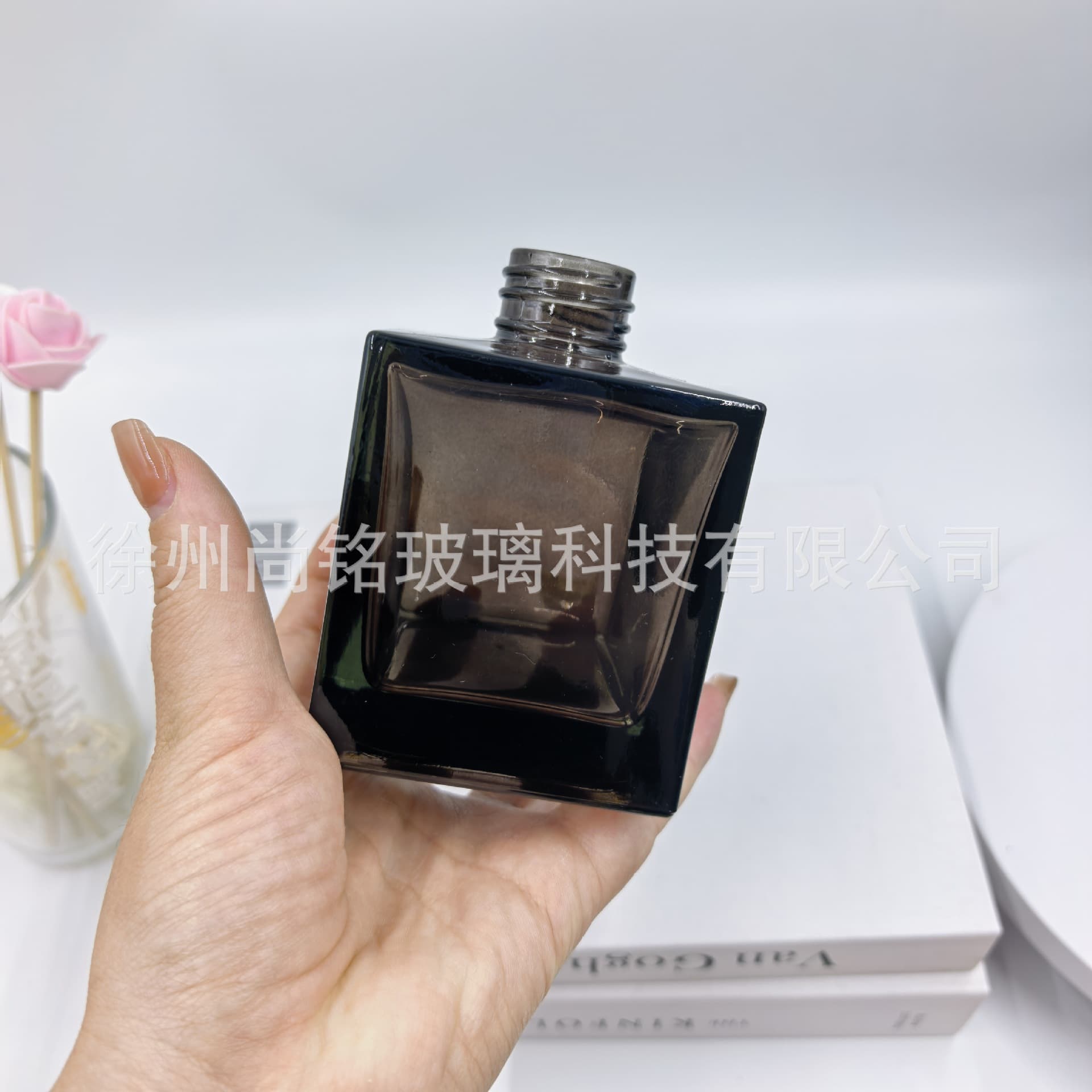 200ml Square Aroma Bottle, Reed Diffuser Oil Essential Oil Diffuser Empty Bottle In Stock, Reed Diffuser Home Decoration