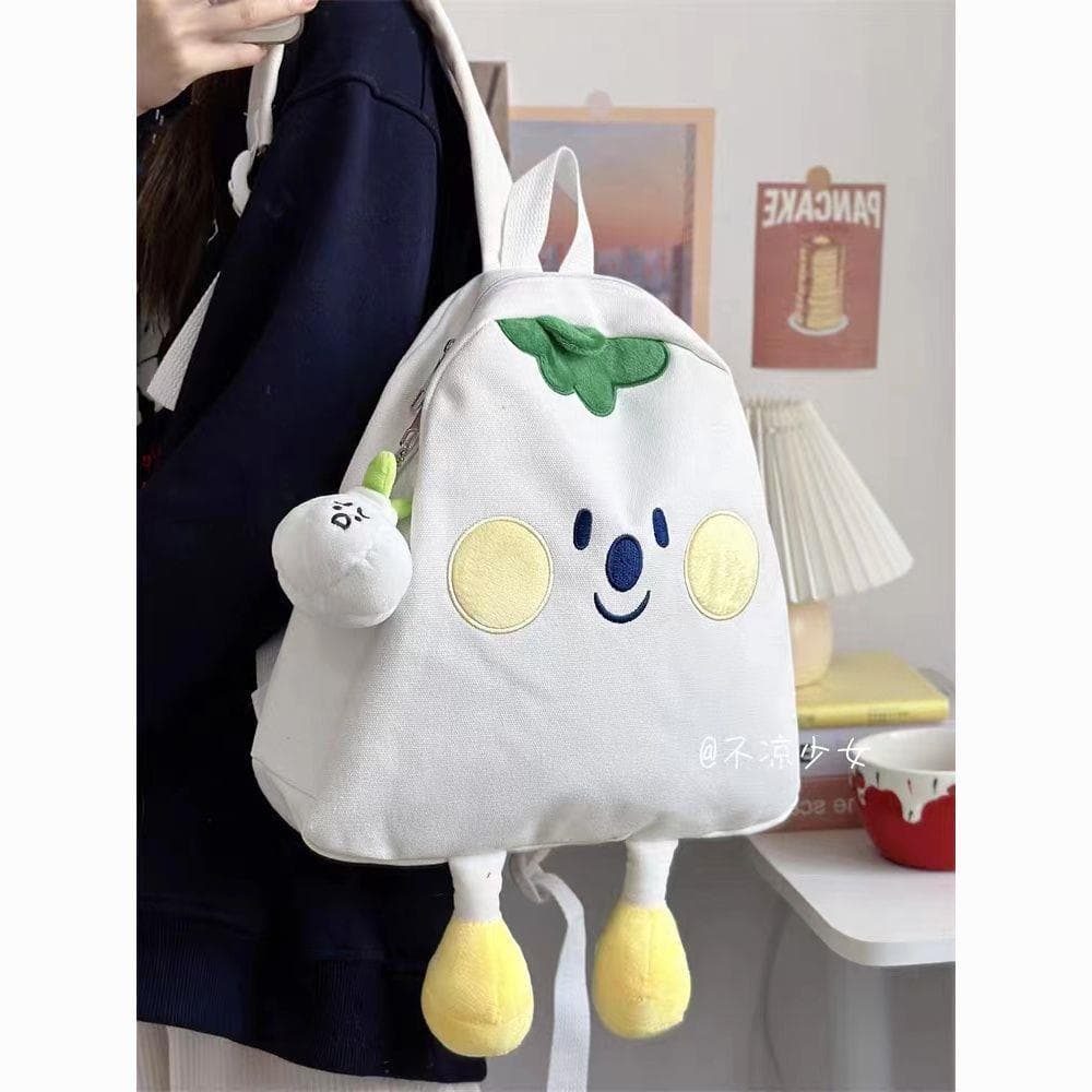 School bag female ins forest style versatile small outing funny cute kindergarten simple niche college backpack